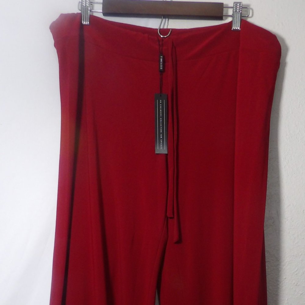 NORMAKAMALI RED PANTS BRAND NEW WITH TAGS, RED. L.